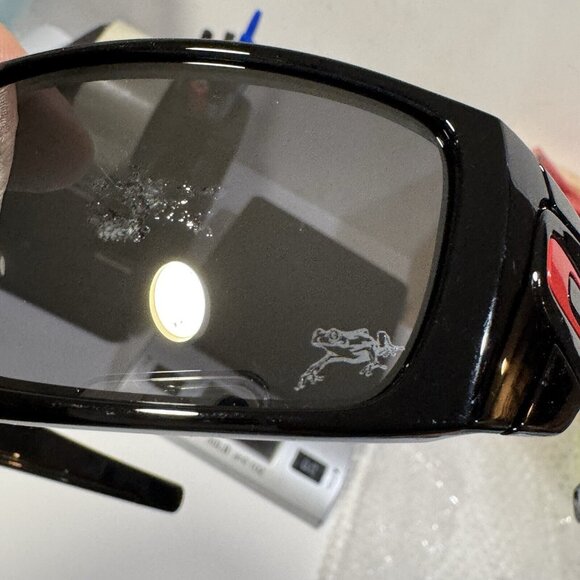 Oakley Jupiter Camo Fuel Cell Polished Black Frame SCRATCHED LENSES OO9096-41 - Picture 16 of 16